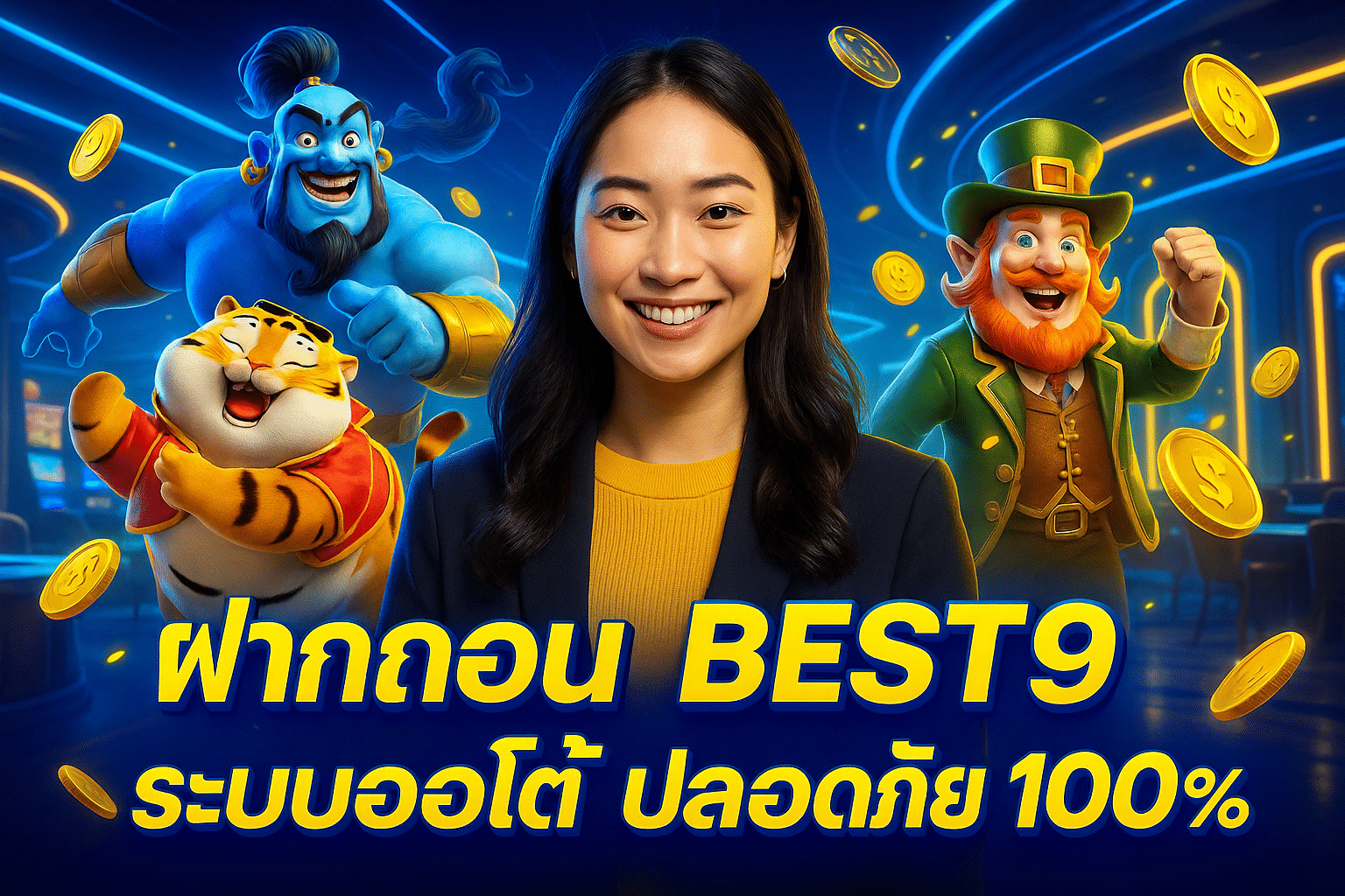 ฝากถอน BEST9 ระบบออโต้ ปลอดภัย 100%