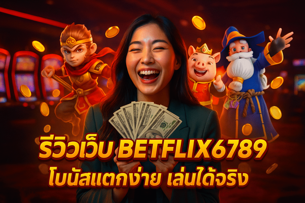 รีวิวเว็บ BETFLIX6789 – โบนัสแตกง่าย เล่นได้จริง
