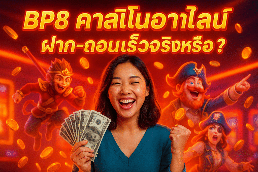 BP8 คาสิโนออนไลน์ ฝาก-ถอนเร็วจริงหรือ ?